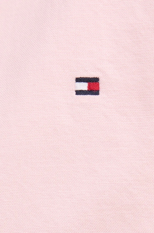Tommy Hilfiger camasa din bumbac WW0WW42019 roz