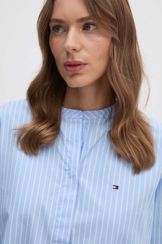 Tommy Hilfiger koszula bawełniana niebieski WW0WW42276