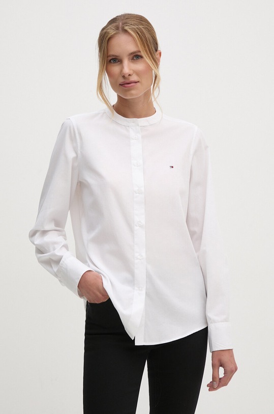 Бавовняна сорочка Tommy Hilfiger casual білий WW0WW42723