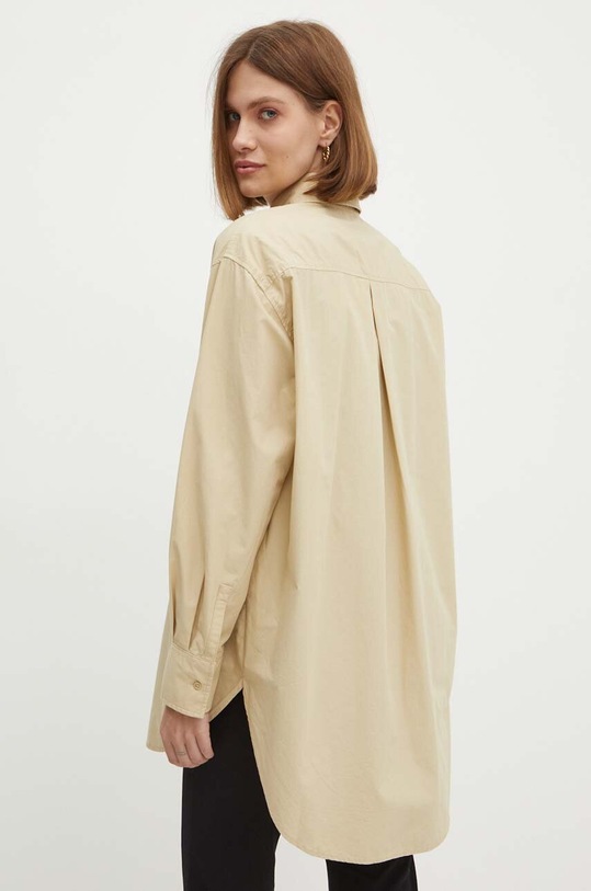 Odzież Calvin Klein Jeans koszula bawełniana J20J223867 beżowy