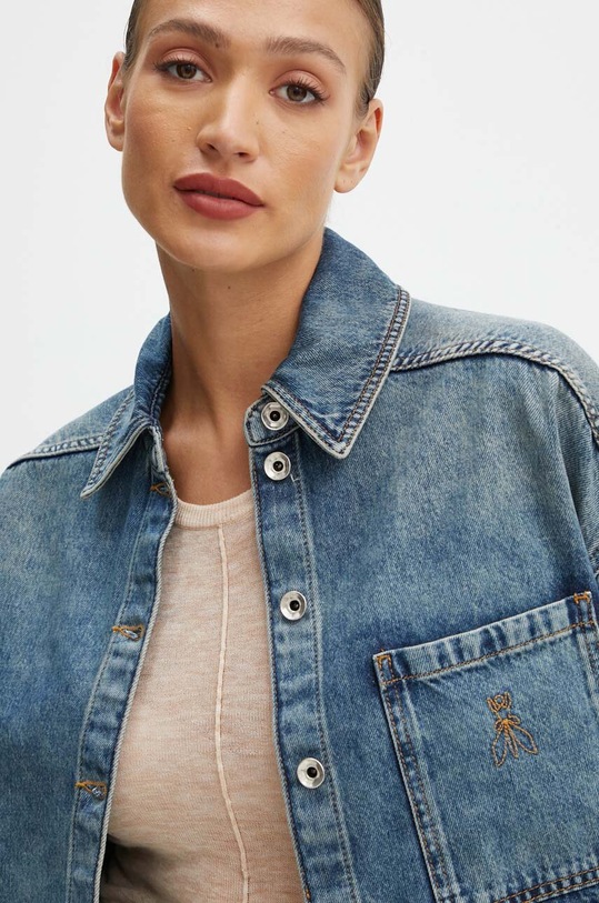 Traper košulja Patrizia Pepe 8C0721.D1WZB plava