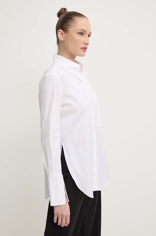 Patrizia Pepe camicia in cotone bianco 8C0722.A4XB