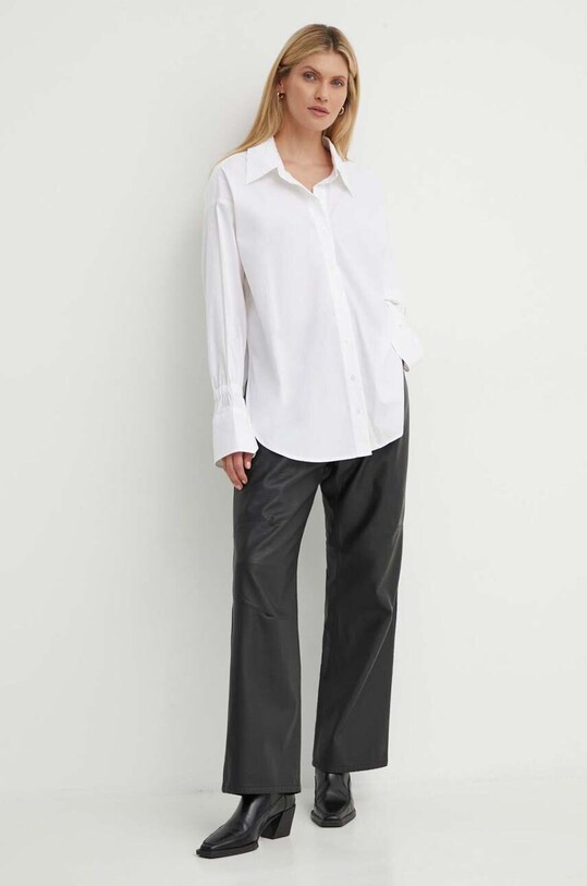A.L.C. camasa din bumbac Monica 5CTOP01412 alb AW24