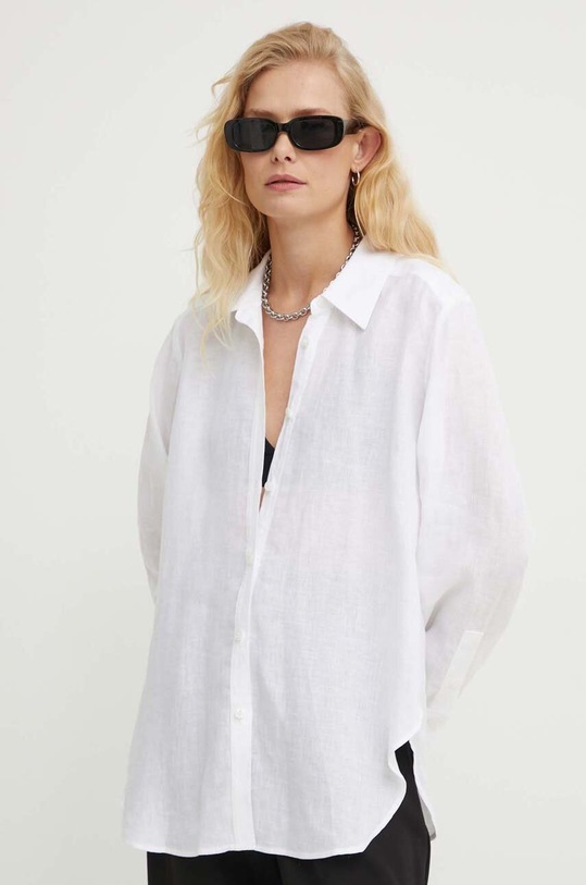 A.L.C. camasa de in Aiden alb 5TOPS01649