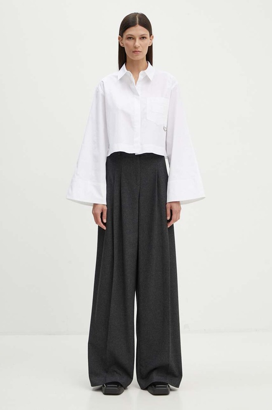 Iceberg koszula bawełniana G011.0115 biały AW24