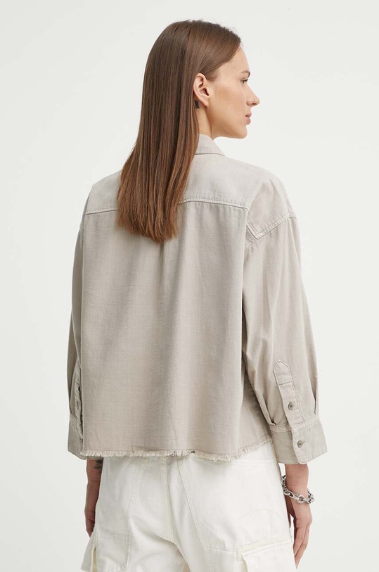 Oblečení Bavlněná košile G-Star D24593.D454 béžová