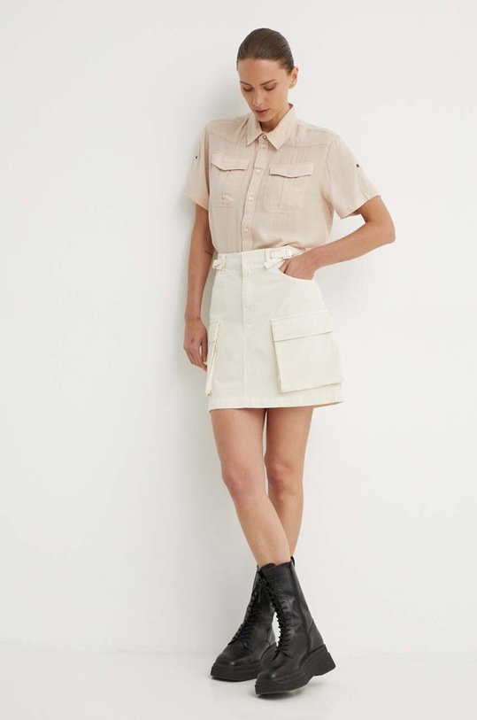 G-Star cămașă D24592.D572 bej AW24