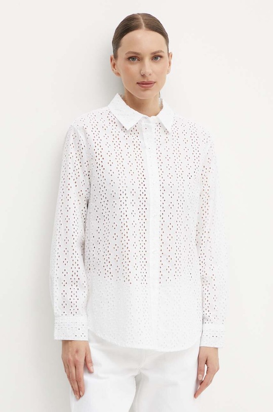 Odzież Dkny koszula bawełniana DJ4W2004 biały