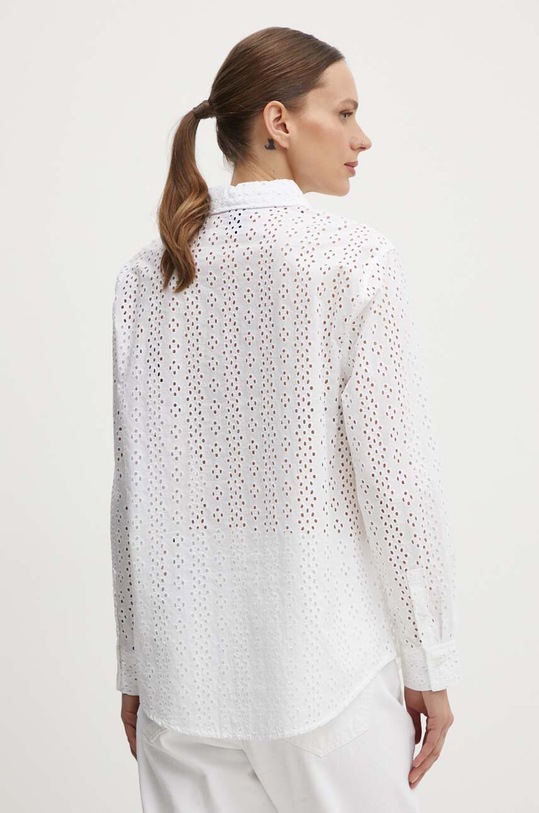 Dkny koszula bawełniana biały DJ4W2004