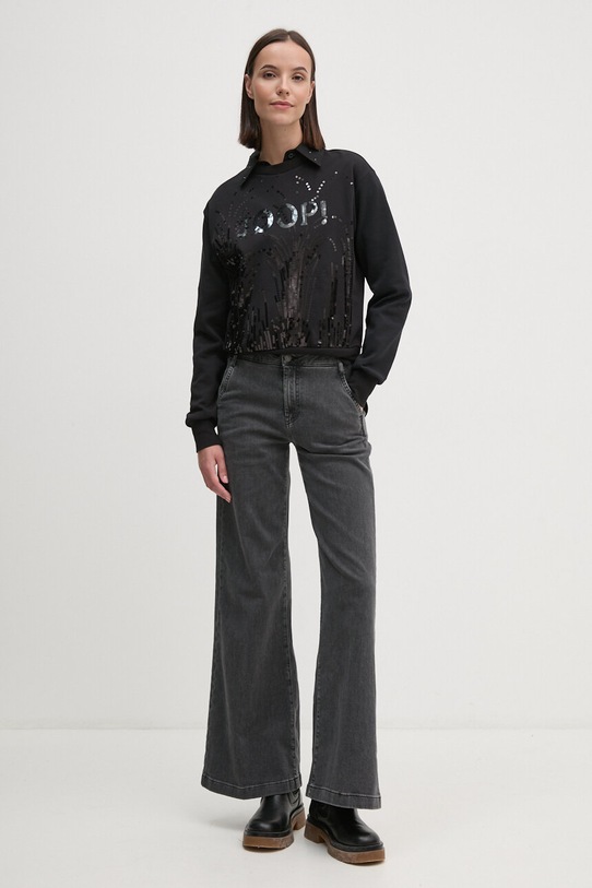 Bavlněná košile Dkny D2E4A112 černá AW24