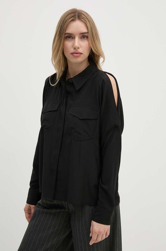 Košile Dkny černá P4DM8X00