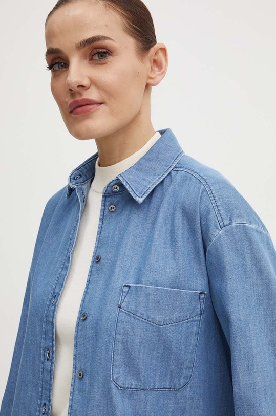 Weekend Max Mara koszula jeansowa 2425116031600 niebieski
