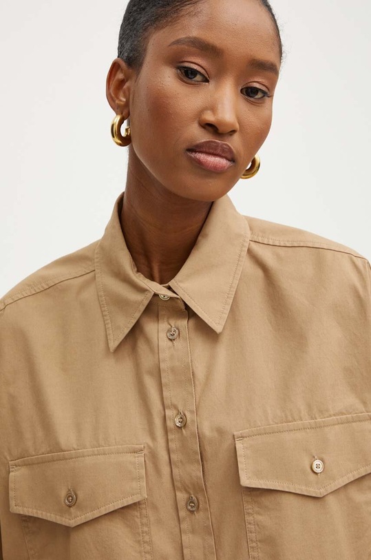 Weekend Max Mara koszula beżowy 2425116041600