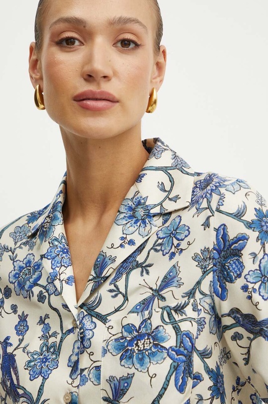 Weekend Max Mara koszula jeansowa niebieski 2425116081600