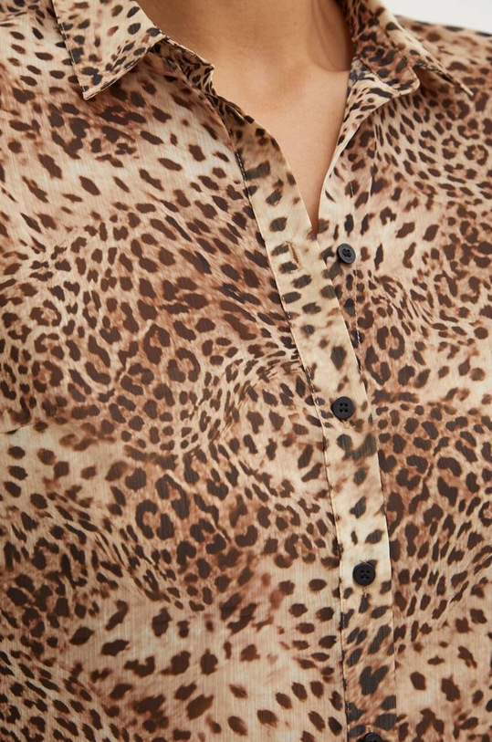 Guess koszula CLOUIS W4YH65.WDW82 brązowy