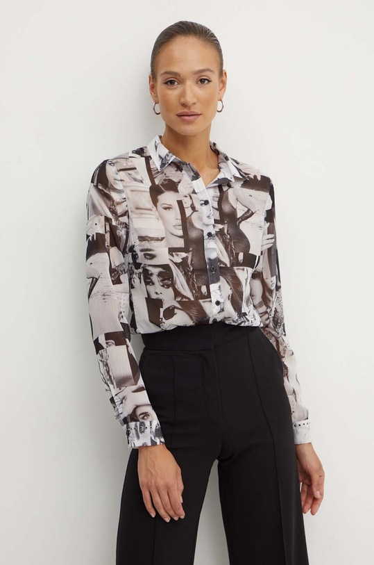 Guess koszula CLOUIS czarny W4YH65.WDW82