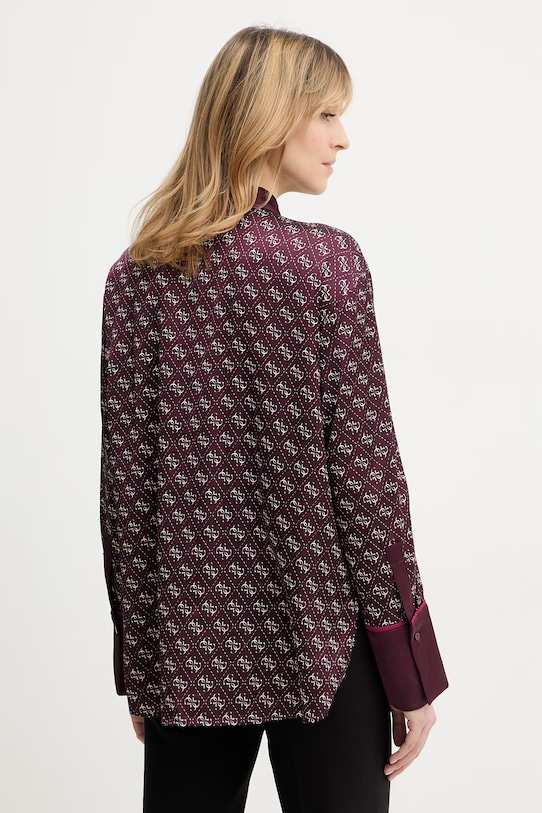 Oblečenie Košeľa Guess ALEXANDRA W4YH47.WF1T2 burgundské