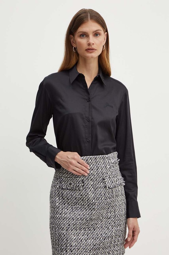 Košile Guess CELESTE černá W4YH58.WGDJ1
