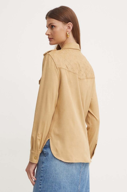 Odzież Guess koszula MARGOT W4YH0C.WG6T0 brązowy