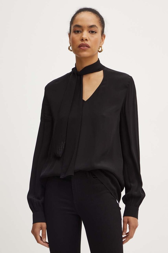 Bluza Armani Exchange večernje crna 6DYH04.YN6UZ