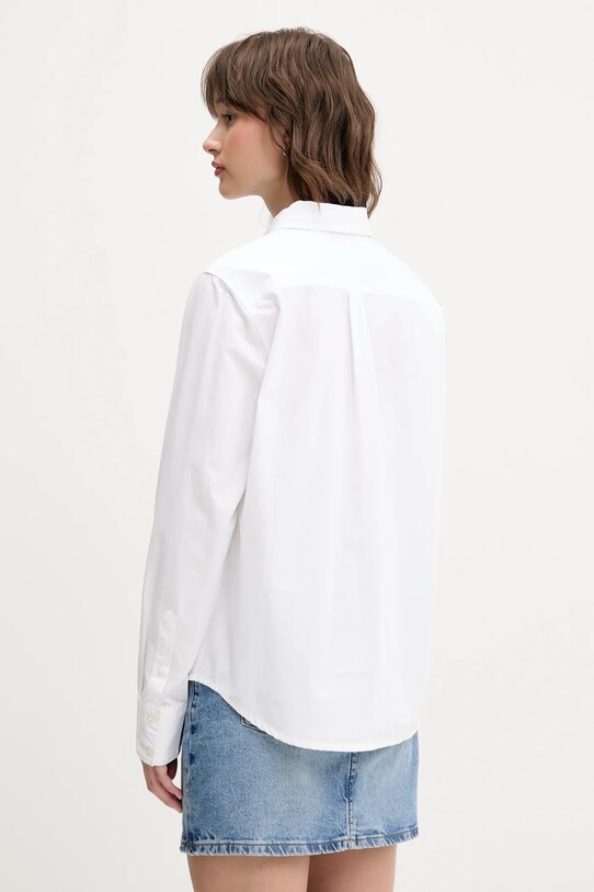 Odzież Guess Jeans koszula bawełniana W4YH68.WGCF1 biały
