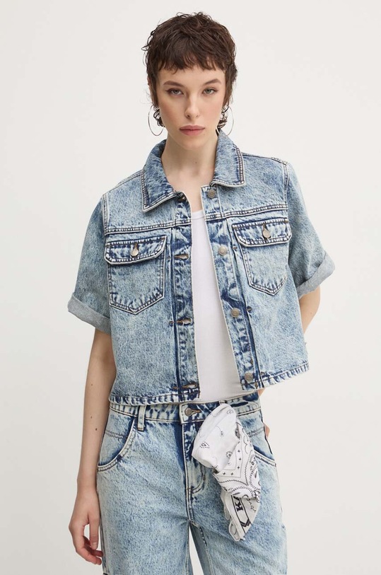 Džínová košile Guess Originals regular modrá W4YG27.D4XY0