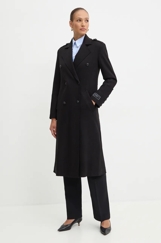 Βαμβακερό πουκάμισο Pinko 104030.A23M μπλε AW24