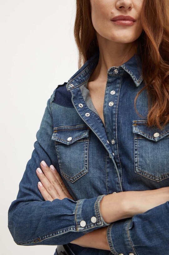 Джинсова сорочка Pinko 103855.A20X блакитний