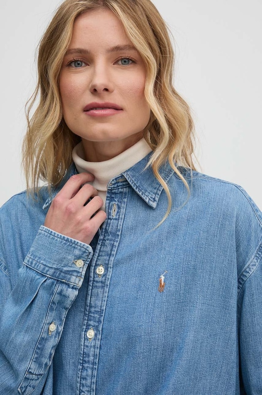 Košile Polo Ralph Lauren modrá 211890707