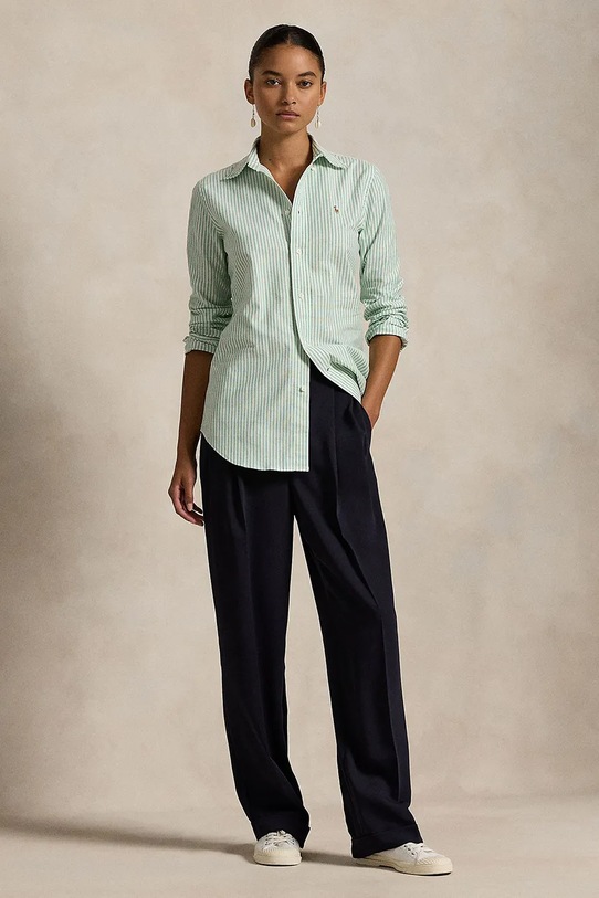 Odzież Polo Ralph Lauren koszula 211941508 biały