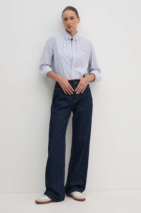 Košile Polo Ralph Lauren 211941508 modrá SS25