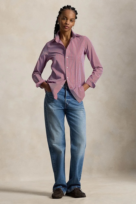 Odzież Polo Ralph Lauren koszula 211941509 różowy