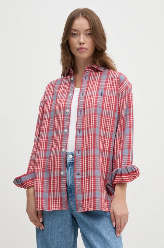 Polo Ralph Lauren cotton shirt cotton red 211928701