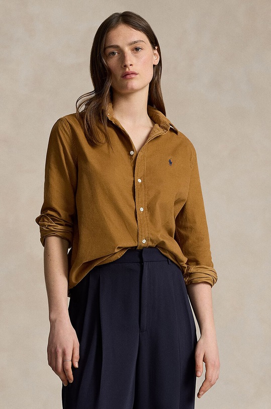 Polo Ralph Lauren corduroy shirt cotton beige 211941496
