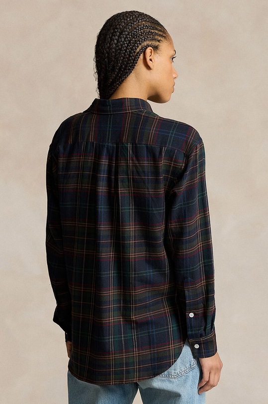 Polo Ralph Lauren koszula z domieszką wełny 211941519 granatowy AW24