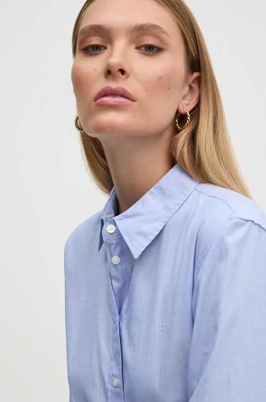 Lauren Ralph Lauren koszula bawełniana 200940254 niebieski