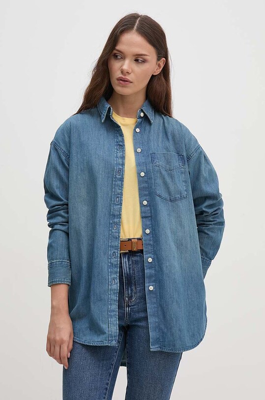 Джинсова сорочка Lauren Ralph Lauren casual блакитний 200940311