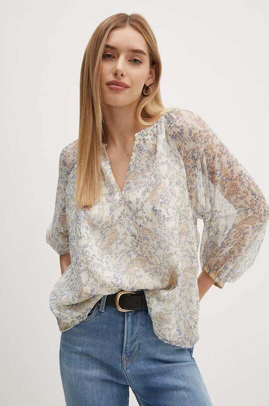 Блузка Pepe Jeans MARTINA узор бежевый PL304872