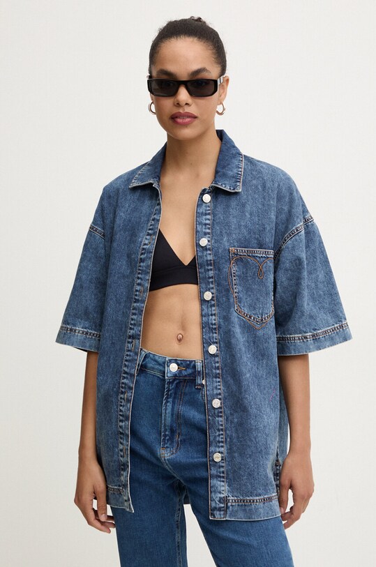 Moschino Jeans camasa jeans albastru 0214.8224