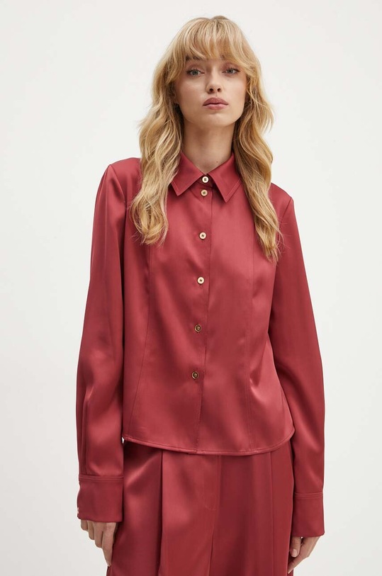 Košile Stine Goya hladký burgundské SG5864