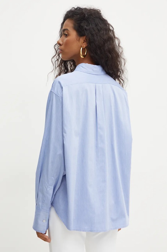 Îmbrăcăminte Elisabetta Franchi camasa din bumbac CA07746E2 albastru