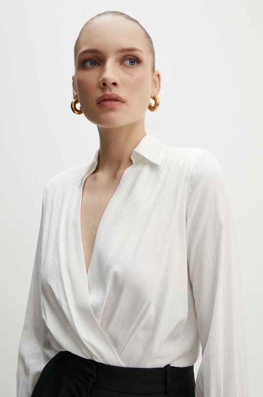 Elisabetta Franchi body z domieszką jedwabiu CB00746E2