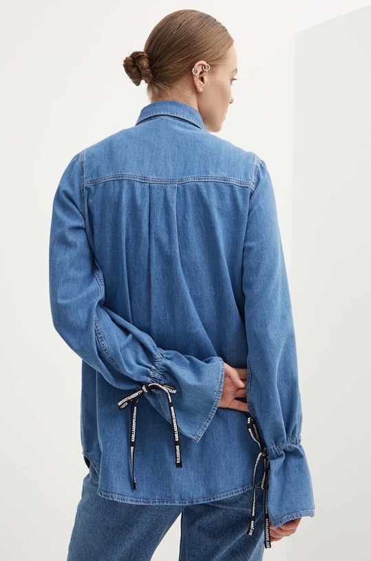 Karl Lagerfeld Jeans pamut ing 245J1601 kék