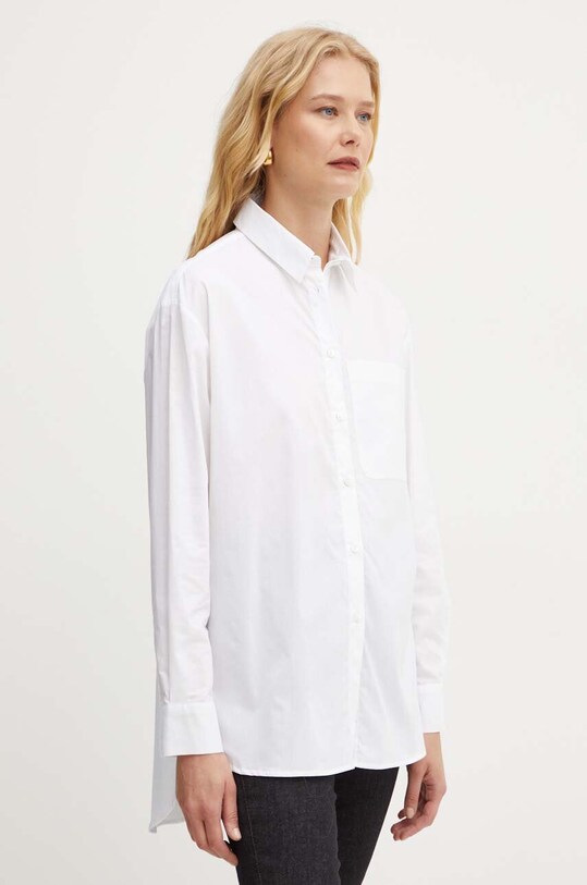 Хлопковая рубашка MAX&Co. casual белый 2428116024200