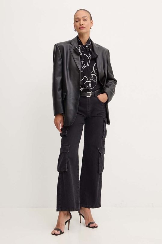 Halenka Karl Lagerfeld 245W1604 černá AW24