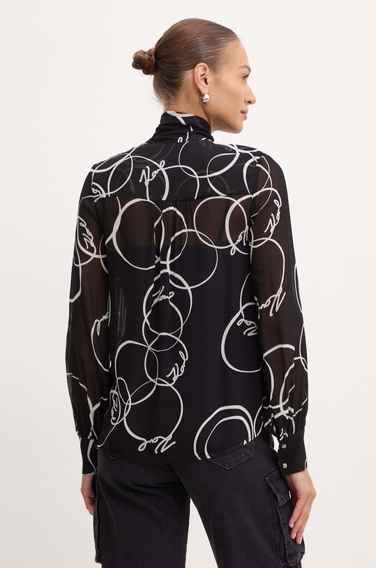 Oblečení Halenka Karl Lagerfeld 245W1604 černá