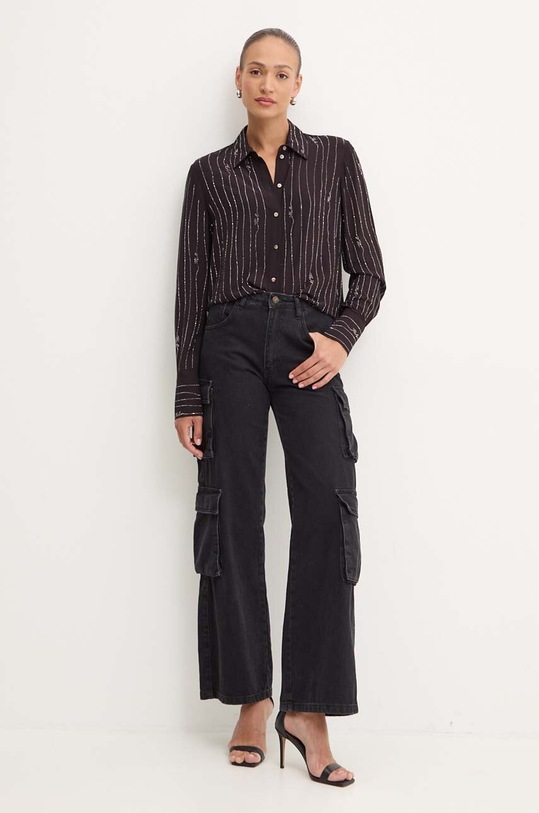 Karl Lagerfeld camasa 245W1602 negru AW24
