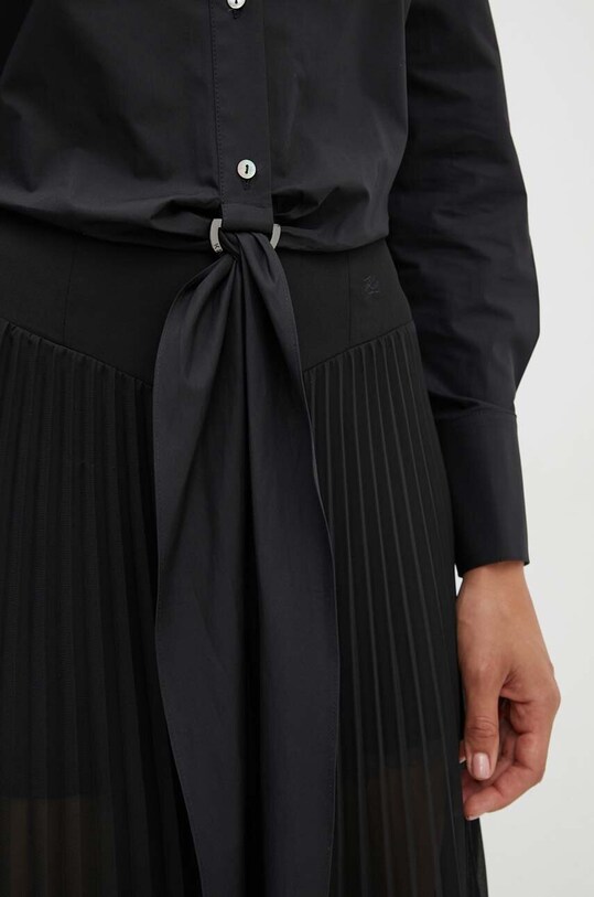 Бавовняна сорочка Karl Lagerfeld 245W1609 чорний