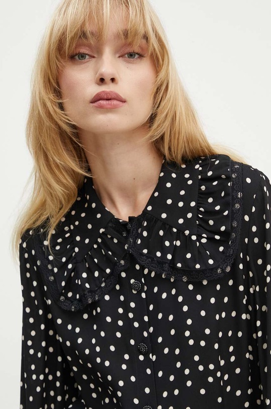 The Kooples koszula czarny FCCL29005K