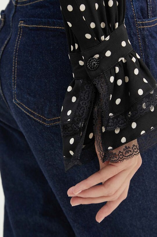 The Kooples camasa FCCL29005K negru